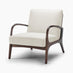 Esmeray Beige Fabric Mid Century Modern Accent Chair