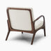 Esmeray Beige Fabric Mid Century Modern Accent Chair