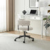Estelle Grey / Beige Fabric Swivel Office Chair
