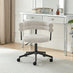 Estelle Grey / Beige Fabric Swivel Office Chair