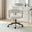 Estelle Grey / Beige Fabric Swivel Office Chair