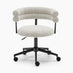 Estelle Grey / Beige Fabric Swivel Office Chair