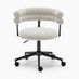 Estelle Grey / Beige Fabric Swivel Office Chair