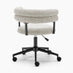 Estelle Grey / Beige Fabric Swivel Office Chair