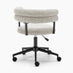 Estelle Grey / Beige Fabric Swivel Office Chair