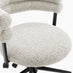 Estelle Grey / Beige Fabric Swivel Office Chair