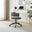 Estelle Charcoal Grey Fabric Swivel Office Chair
