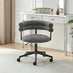 Estelle Charcoal Grey Fabric Swivel Office Chair