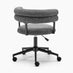 Estelle Charcoal Grey Fabric Swivel Office Chair