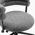 Estelle Charcoal Grey Fabric Swivel Office Chair