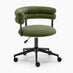 Estelle Green Fabric Swivel Office Chair