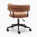Estelle Terracotta Orange Fabric Swivel Office Chair