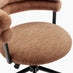 Estelle Terracotta Orange Fabric Swivel Office Chair