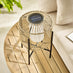 Fiji Rattan Solar Outdoor Lantern