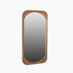 Finley Walnut Wood Medium Rectangle 90x50cm Wall Mirror