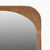 Finley Walnut Wood Medium Rectangle 90x50cm Wall Mirror