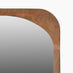 Finley Walnut Wood Medium Rectangle 90x50cm Wall Mirror