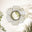 Flora Black Medium Round Flower Frame 80cm Garden Mirror