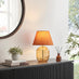 Flynn Orange Glass Table Lamp