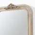 Francis Whitewash Wood Large 110x74cm Overmantle Arch Mirror