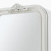 Francis White Wood Large 110x74cm Overmantle Arch Mirror