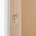 Francis White Wood Large 110x74cm Overmantle Arch Mirror