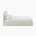 Freja Beige Boucle Fabric Ottoman Double Bed Frame