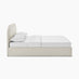 Freja Beige Boucle Fabric Ottoman Double Bed Frame