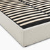 Freja Beige Boucle Fabric Ottoman Double Bed Frame