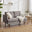 Fleur Taupe Recycled Fabric 2 Seater Sofa