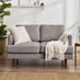 Fleur Taupe Recycled Fabric 2 Seater Sofa