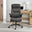 Greer Black Faux Leather Executive Swivel Office Chair