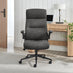 Greer Black Faux Leather Executive Swivel Office Chair