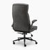 Greer Black Faux Leather Executive Swivel Office Chair