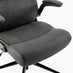 Greer Black Faux Leather Executive Swivel Office Chair