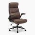 Greer Brown Faux Leather Executive Swivel Office Chair