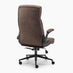Greer Brown Faux Leather Executive Swivel Office Chair