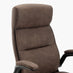 Greer Brown Faux Leather Executive Swivel Office Chair