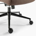 Greer Brown Faux Leather Executive Swivel Office Chair
