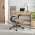 Greer Beige Faux Leather Executive Swivel Office Chair
