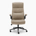 Greer Beige Faux Leather Executive Swivel Office Chair