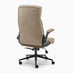 Greer Beige Faux Leather Executive Swivel Office Chair