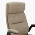Greer Beige Faux Leather Executive Swivel Office Chair