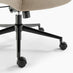 Greer Beige Faux Leather Executive Swivel Office Chair