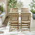 Hamburg  Wood 4 Seat Garden Dining Set