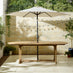 Hamburg & Asa 8 Seat Extending Table Garden Dining Set