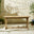 Hamburg Wood 6-8 Seat Extending Oval Garden Dining Table