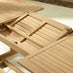 Hamburg Wood 6-8 Seat Extending Oval Garden Dining Table