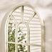Harris Cream Large Arched Window 120x40cm Garden Mirror