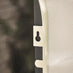 Harris Cream Large Arched Window 120x40cm Garden Mirror